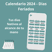 Calendario 2024- Días Feriados ဖန်သားပြင်ဓာတ်ပုံ 1