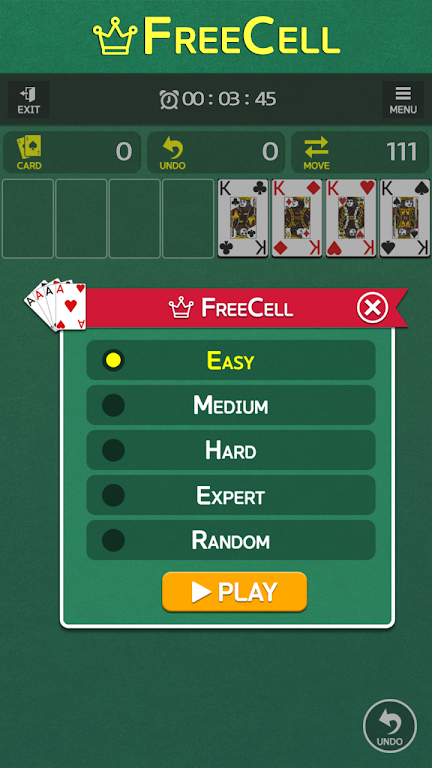FreeCell - Classic Card Game 螢幕截圖 1