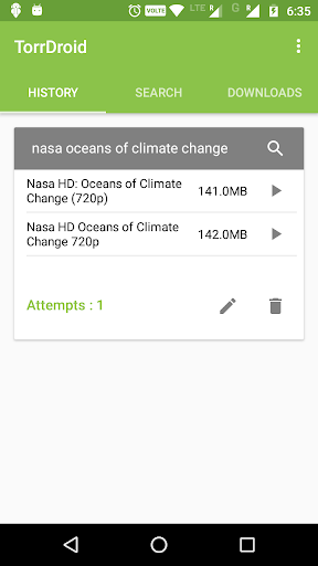 TorrDroid - Torrent Downloader Tangkapan skrin 2