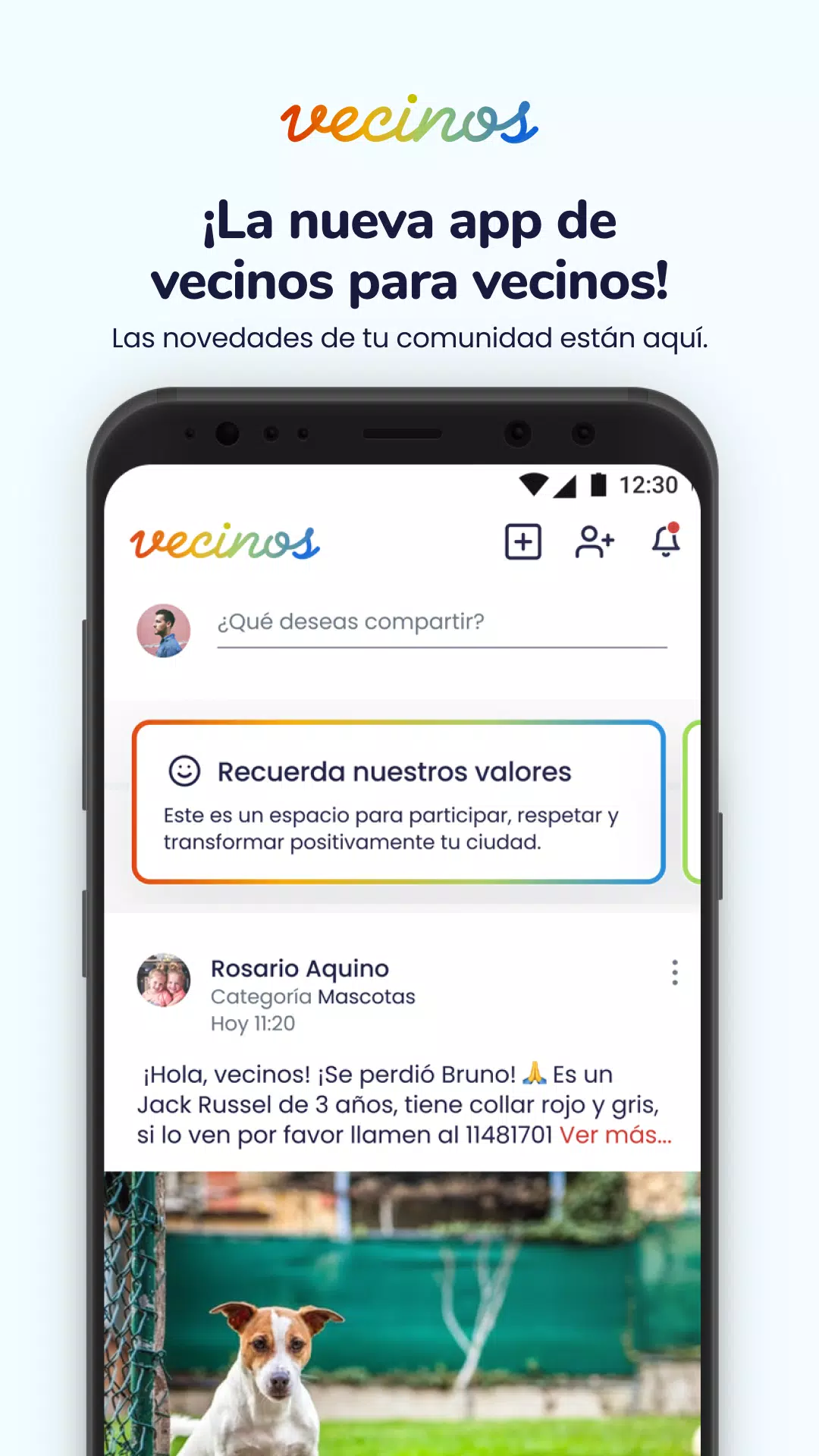 Vecinos App Screenshot 0