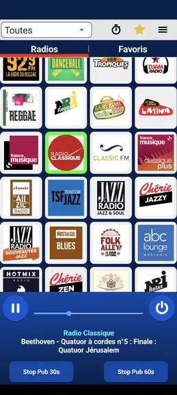 Radios Françaises 螢幕截圖 1