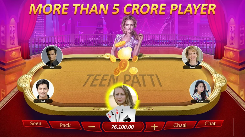 Teen Patti Gold + flash rummy poker callbreak Tangkapan skrin 1