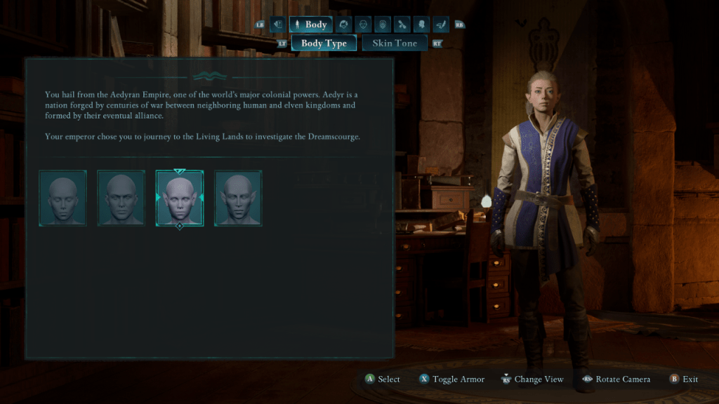 An image showing an elf in Avowed as part of a guide to all the different races you can choose in the game.