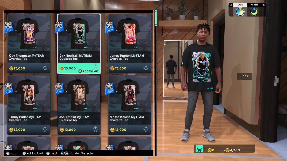 Wear & Earn Wednesday clothes in NBA 2K25.