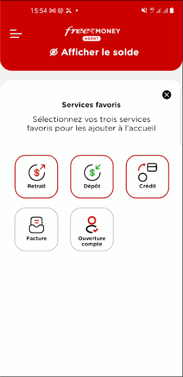 Free Partenaire Screenshot 1