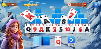 Winter Solitaire TriPeaks Скриншот 0