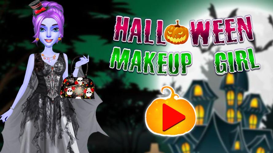 Halloween Makeup Salon Game 螢幕截圖 0