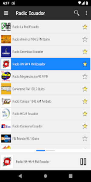 RADIO ECUADOR : Free Ecuadorian stations live应用截图第1张