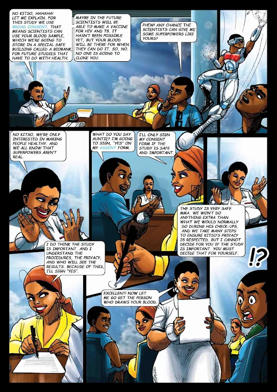 Botswana Baylor Comic Book Setswana ဖန်သားပြင်ဓာတ်ပုံ 1
