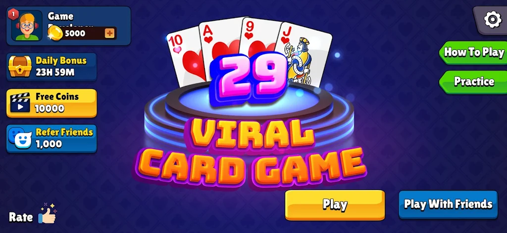 Viral 29 Card Game ภาพหน้าจอ 0