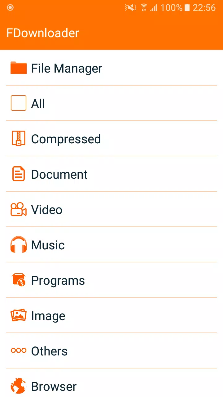 FDownloader 스크린샷 1
