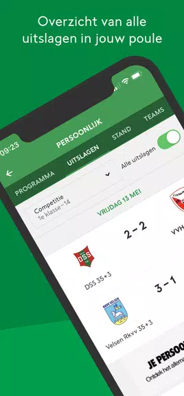Voetbal.nl 螢幕截圖 2