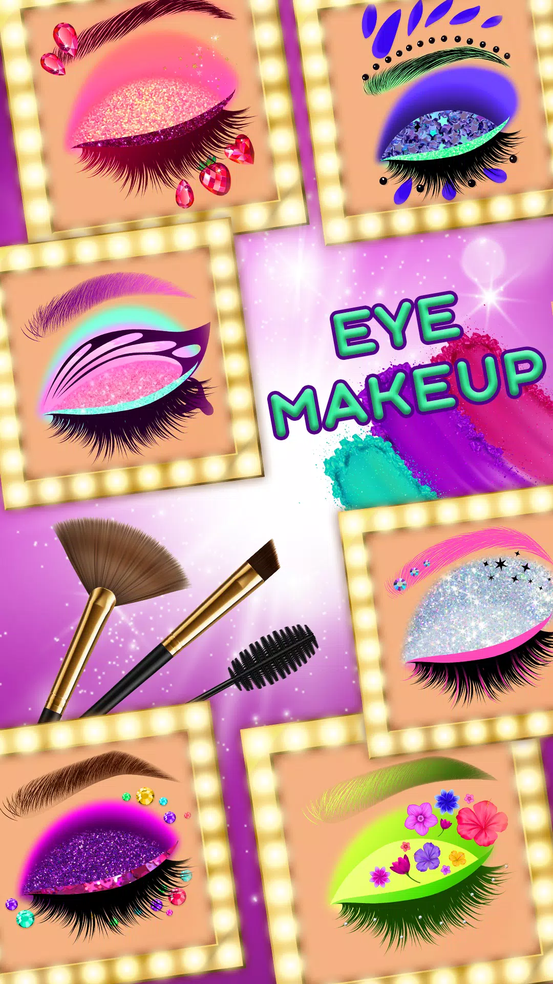 Eye makeup for girls Captura de pantalla 0