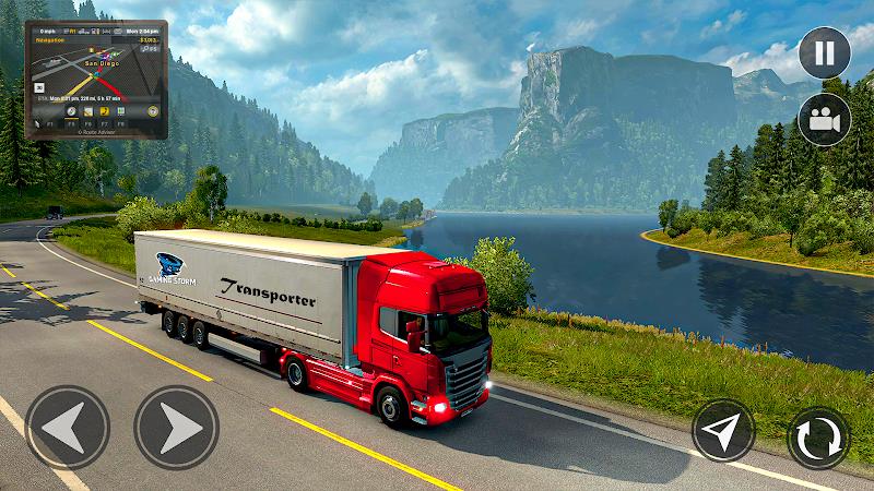 American Truck Driving Games Скриншот 3