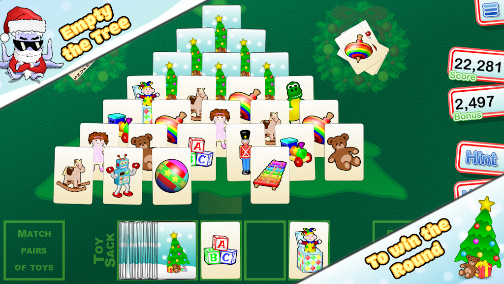 Christmas Tree Solitaire Screenshot 2