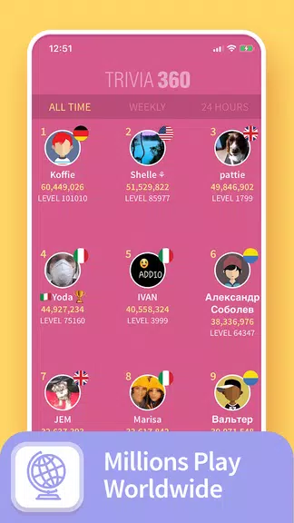 TRIVIA 360: Quiz Game 螢幕截圖 3