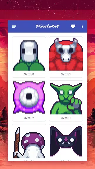 How to draw pixel monsters Screenshot 2