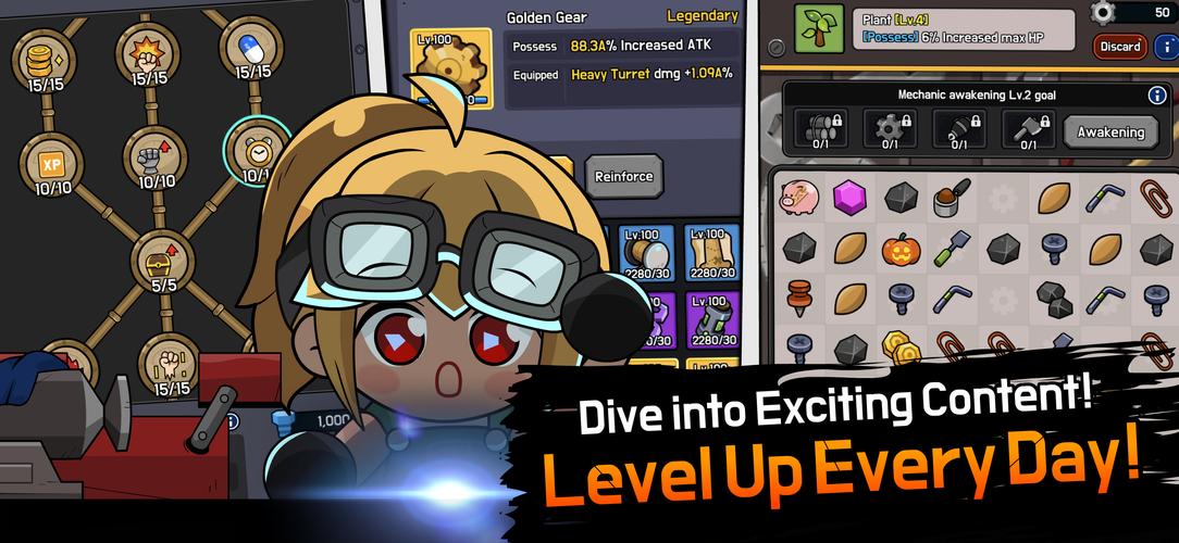 Mechanic Legends : Idle RPG Captura de pantalla 3