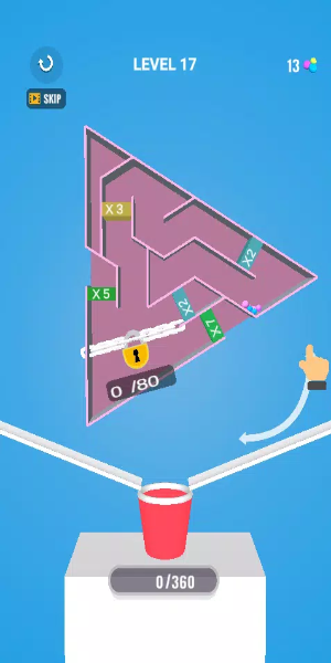 Multi Maze 3D : Spin & Collect 螢幕截圖 1