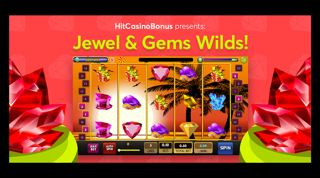 Jewel & Gems Wilds Slot! 螢幕截圖 0