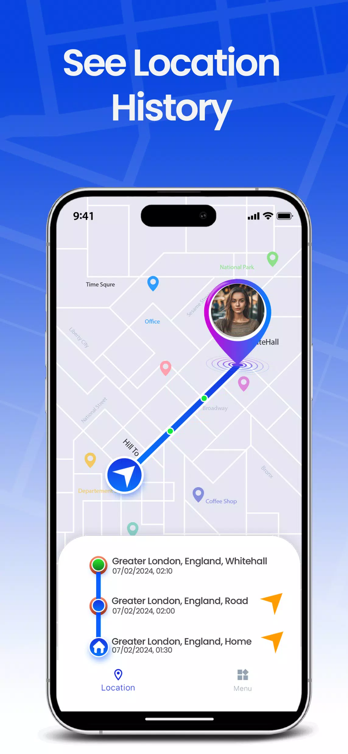 Phone Tracker GPS GeoPoint360 Ảnh chụp màn hình 1