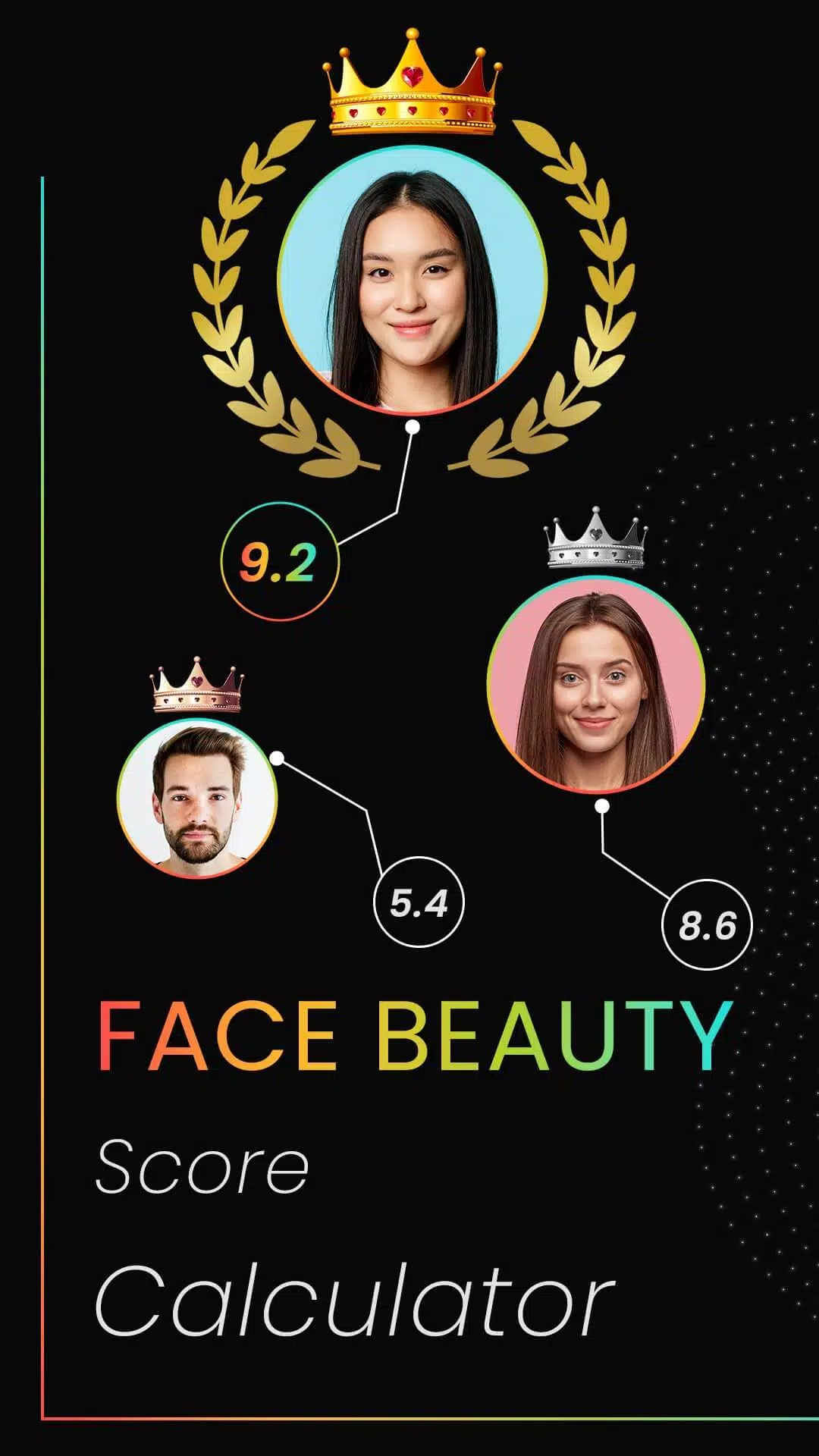 Face Beauty Score Calc & Tips Captura de tela 1