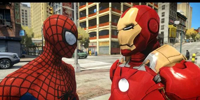 Spiderman vs Iron Man 3D Adventures 螢幕截圖 0