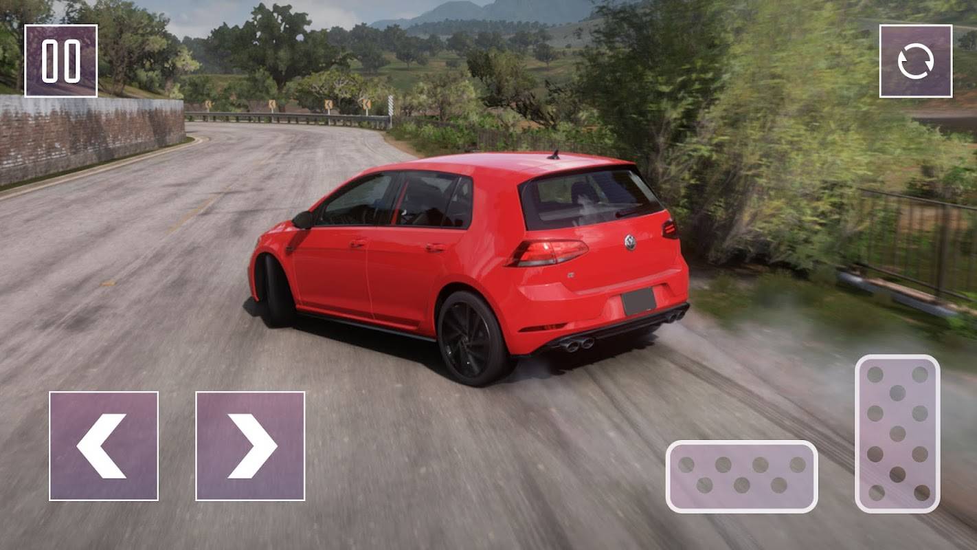 Real Racer Golf GTI Turbo Car Captura de pantalla 1