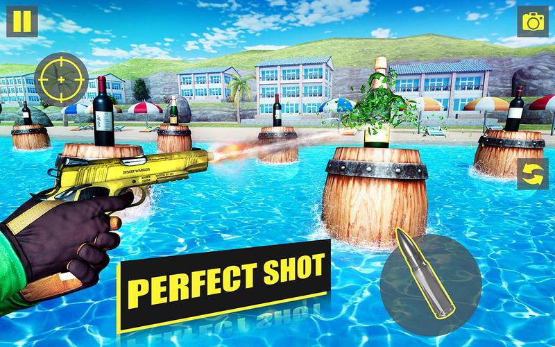 Sniper Gun Bottle Shooter 2023 Schermafbeelding 3