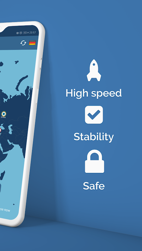 Easy VPN Free - Unlimited Secure VPN Proxy 스크린샷 1