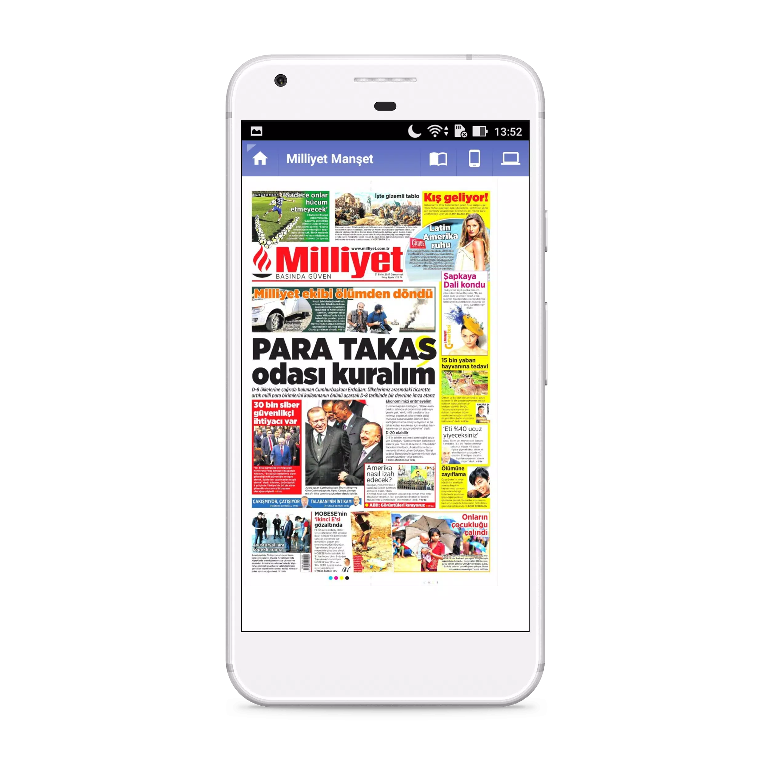 Tüm Gazeteler Akıllı Tarayıcı应用截图第2张