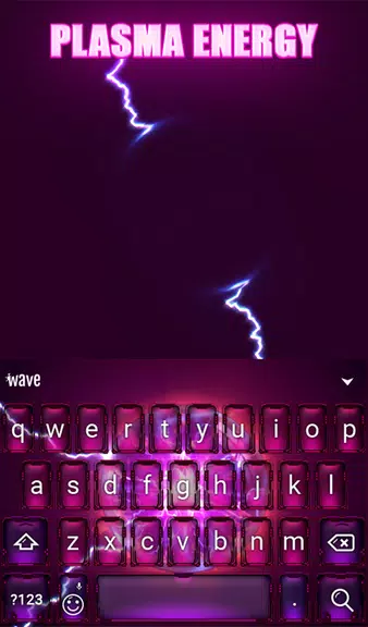 Plasma Keyboard & Wallpaper Screenshot 1