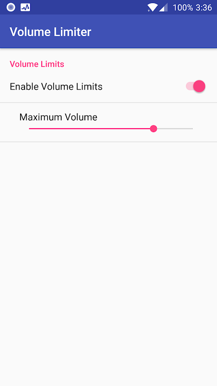 Volume Limiter ဖန်သားပြင်ဓာတ်ပုံ 0