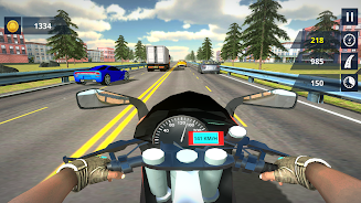 Endless Moto Traffic Racer 3D स्क्रीनशॉट 2