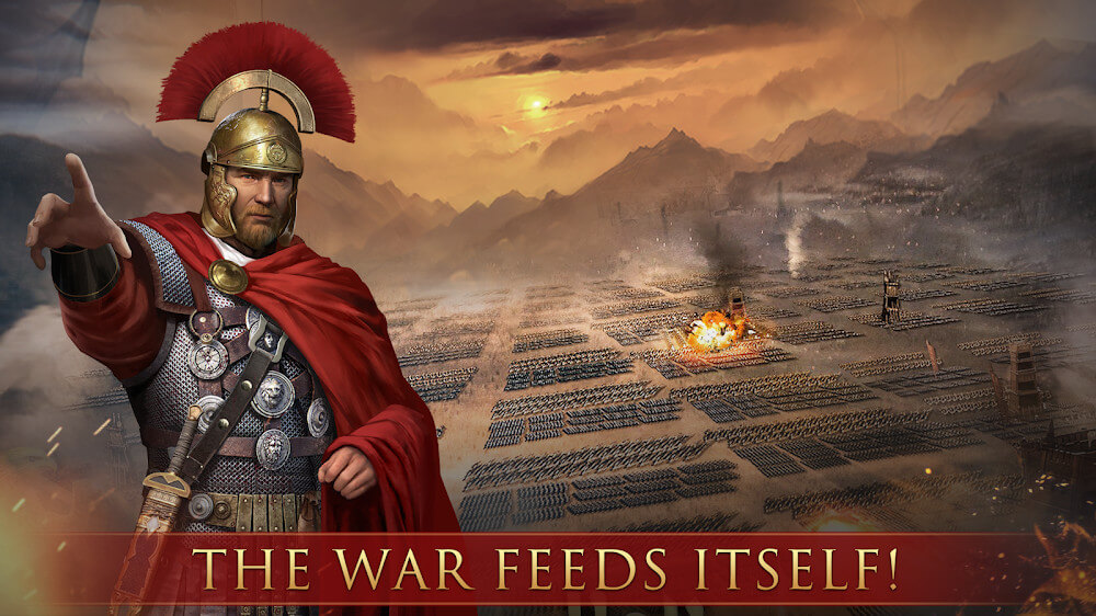 Grand War: Rome Strategy Games Mod Ảnh chụp màn hình 1