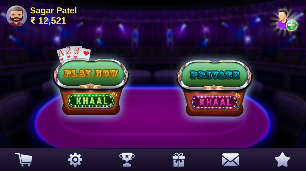 Khaal 4 Card Game ဖန်သားပြင်ဓာတ်ပုံ 0