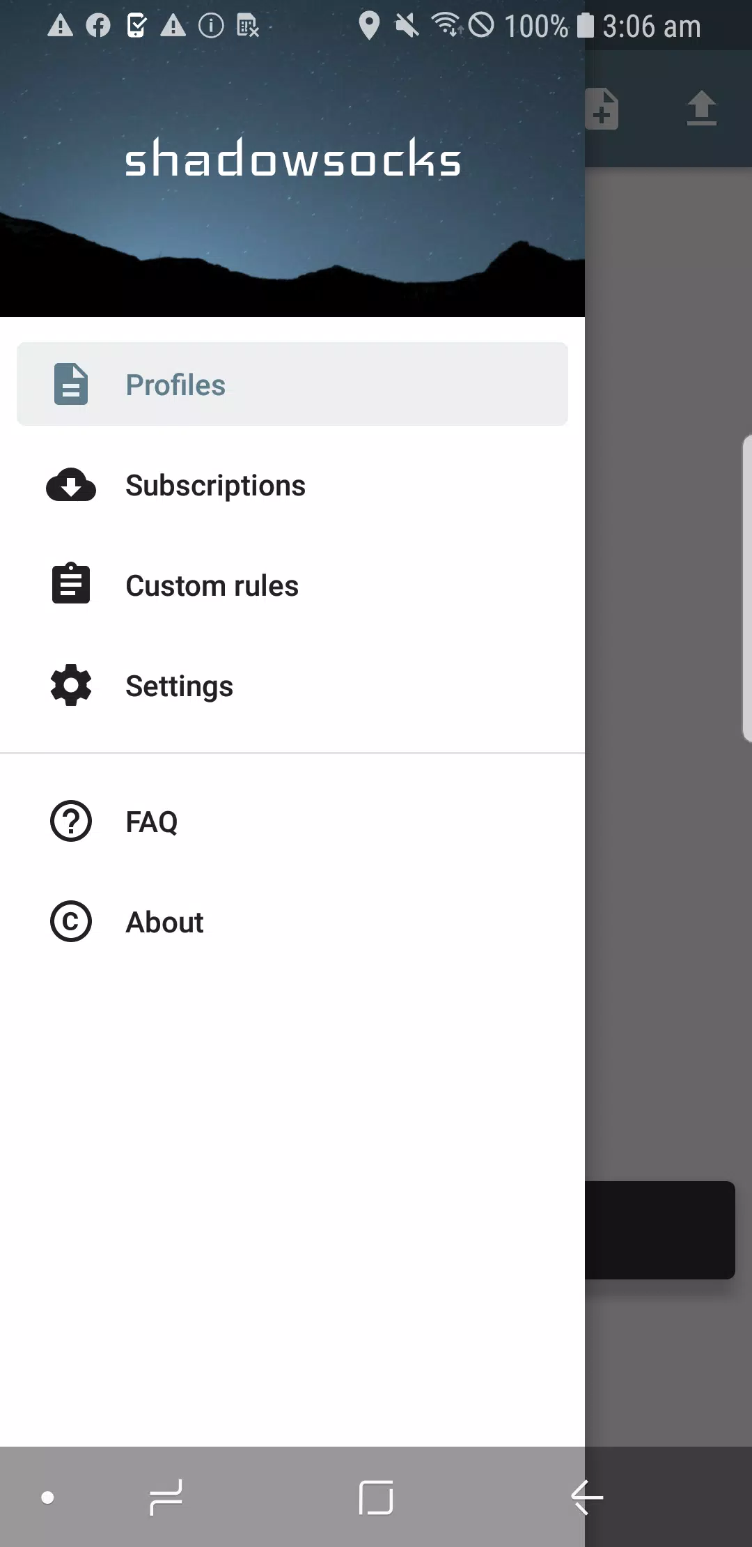 Shadowsocks Captura de pantalla 1