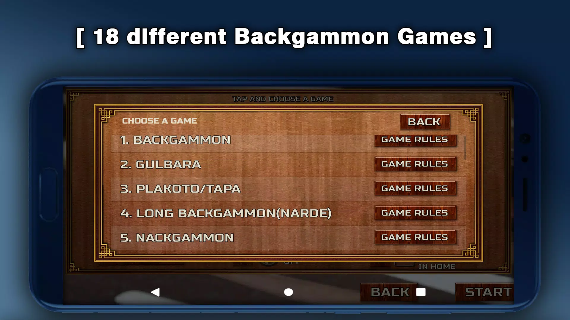 Backgammon - 18 Board Games ဖန်သားပြင်ဓာတ်ပုံ 1