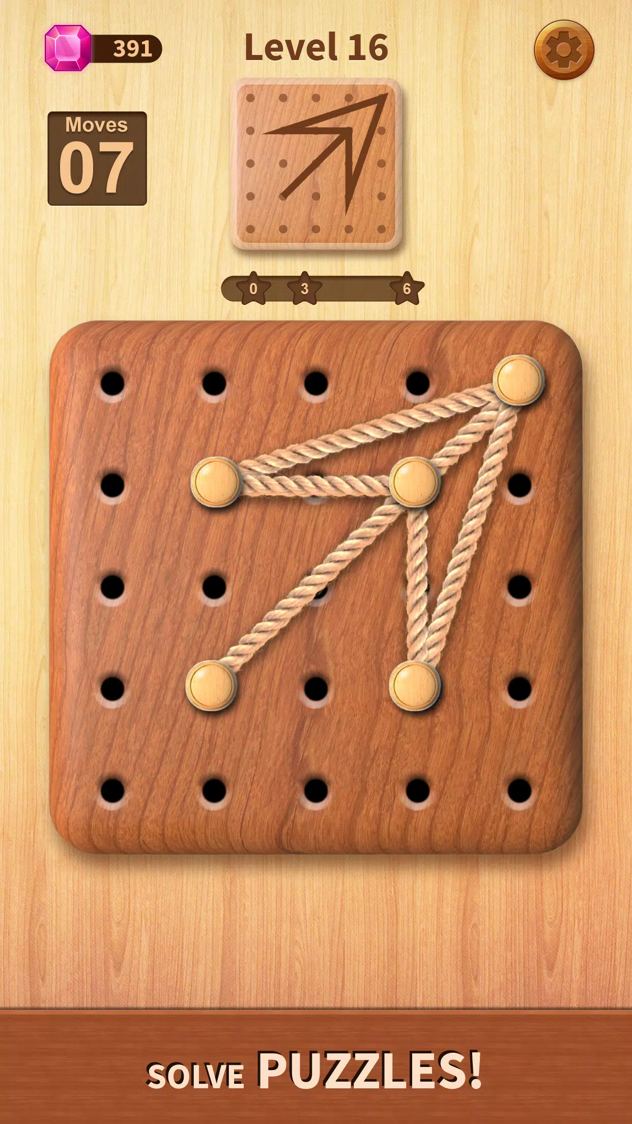Rope Puzzle: Wooden Rope Games应用截图第0张