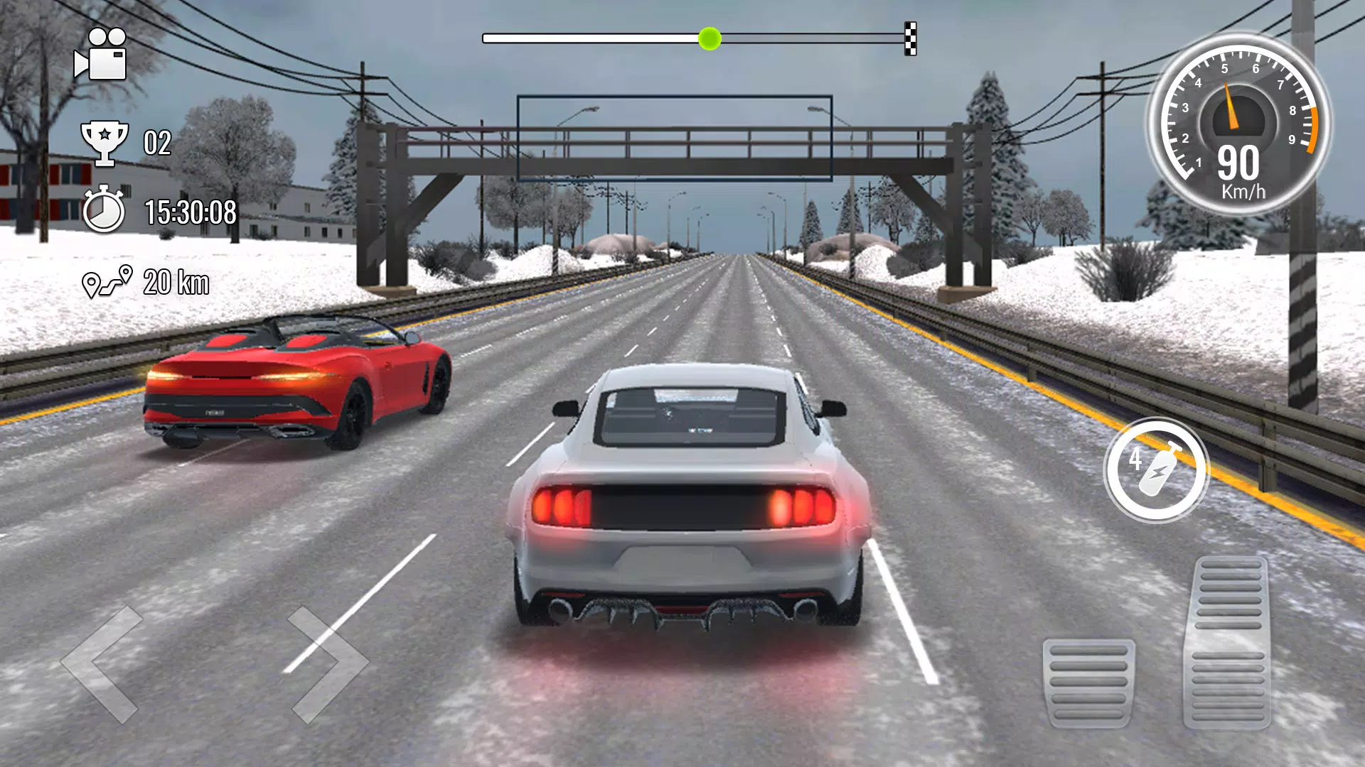 Traffic Car Driving Game Schermafbeelding 2