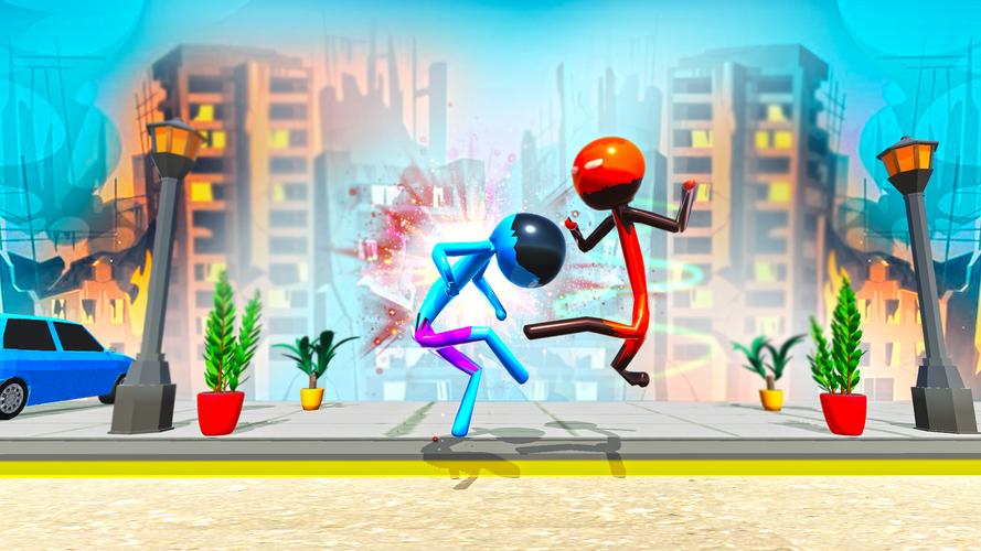 Stickman Ninja Fight: Ropehero スクリーンショット 2