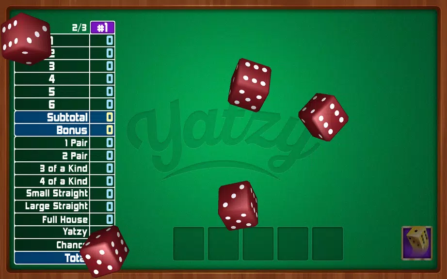 Yatzy Dice Game Captura de tela 0