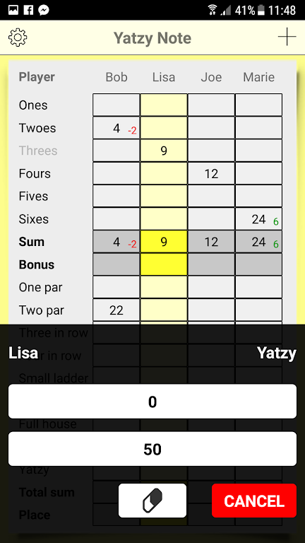 Yatzy Note ภาพหน้าจอ 1