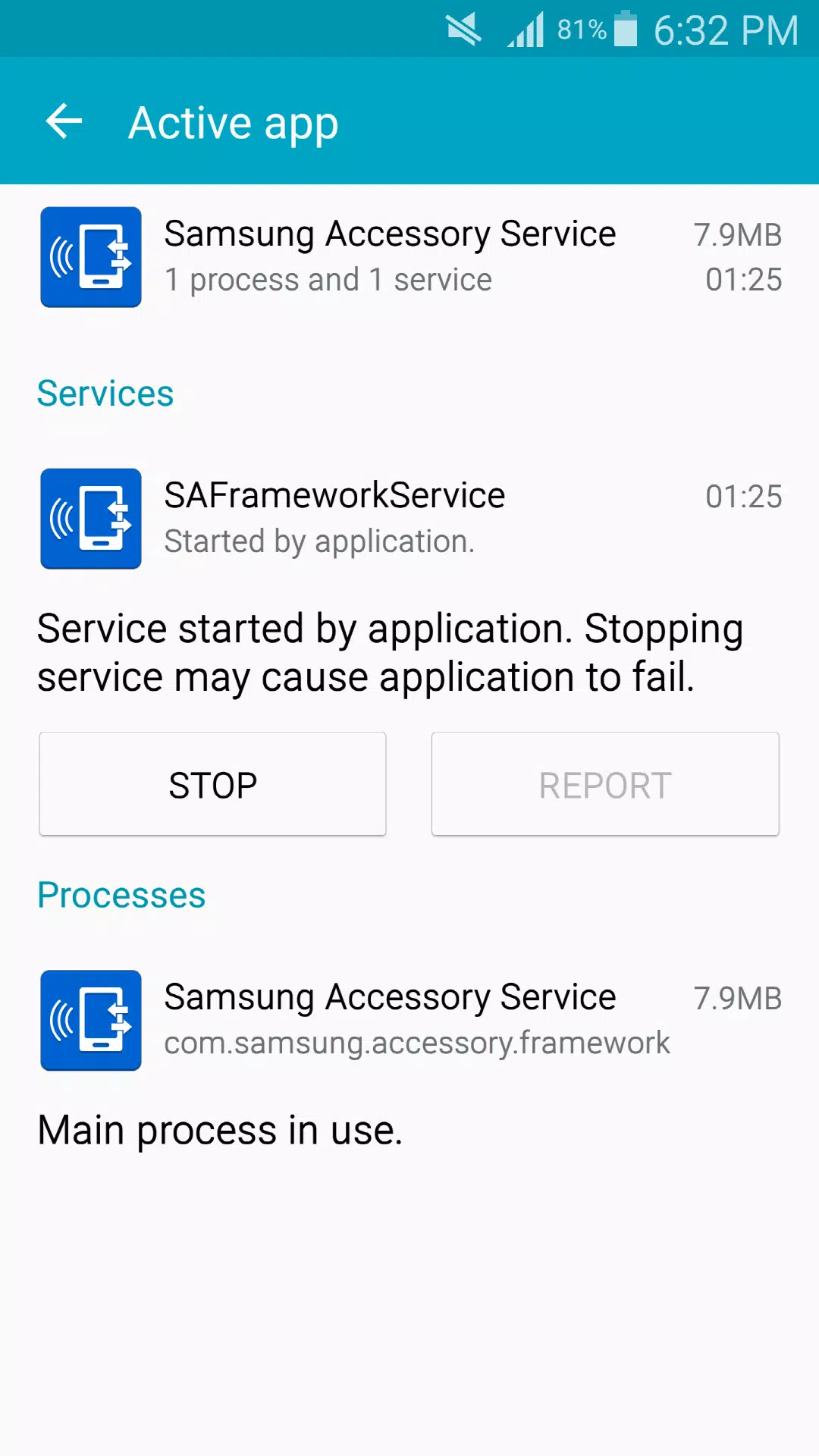 Samsung Accessory Service स्क्रीनशॉट 2