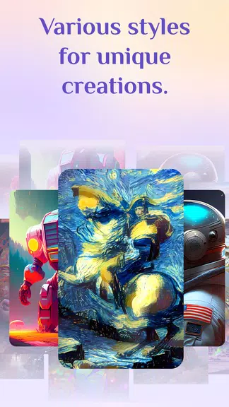 Dream AI Art Generator Wonder Zrzut ekranu 1