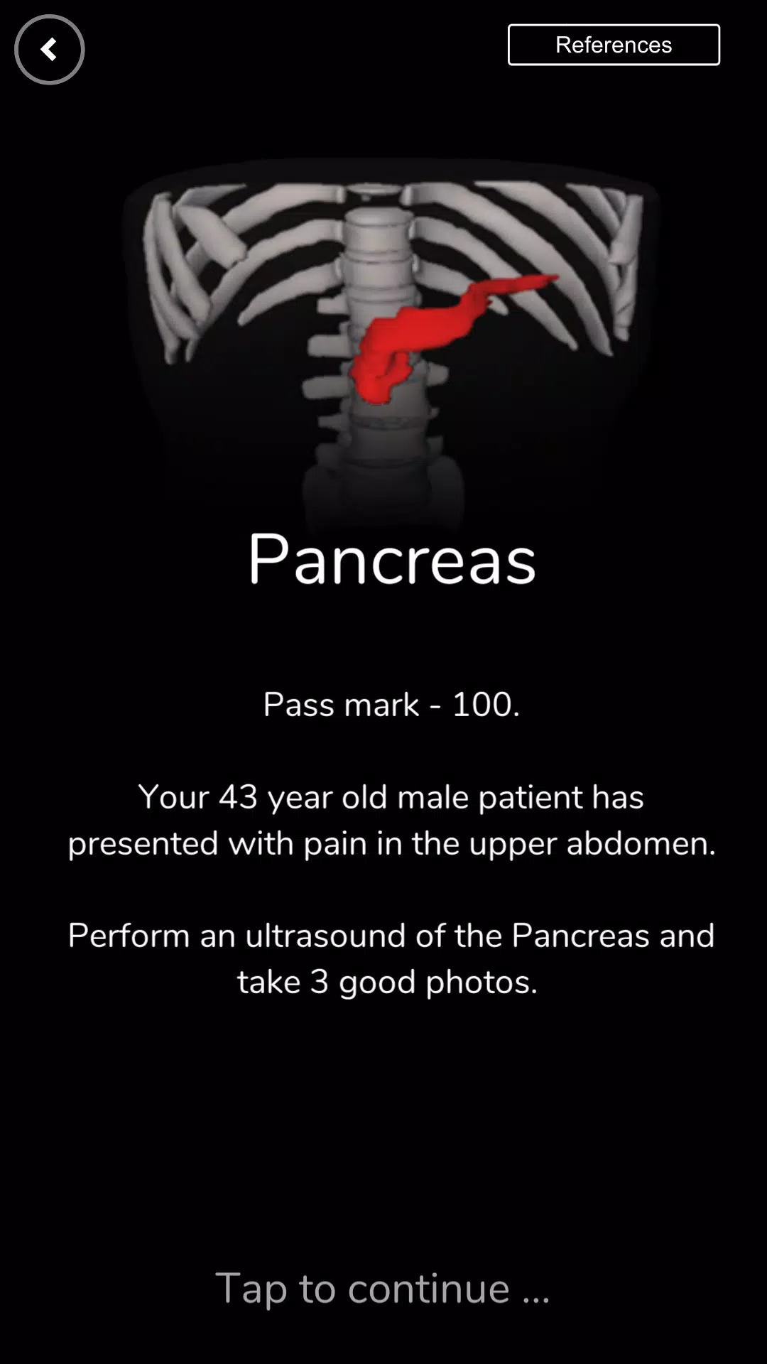 Schermata Deepscope Ultrasound Simulator 2