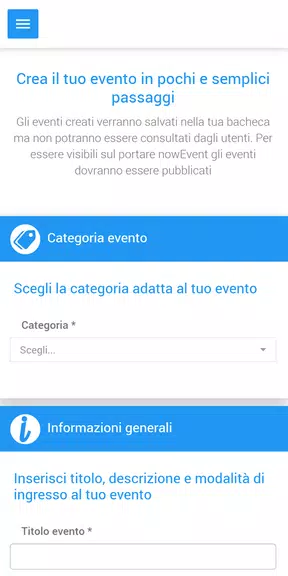 nowEvent - L’app a misura di evento Capture d'écran 3