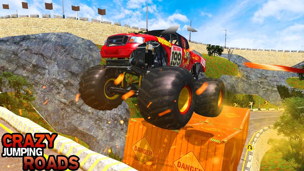 Pickup Truck Hill Climb Racing ภาพหน้าจอ 1