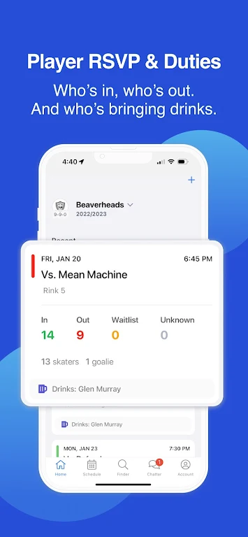 BenchApp - Sports Team Manager ภาพหน้าจอ 2