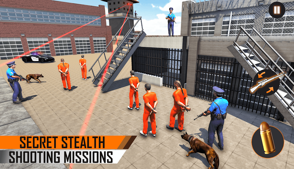 Prisoner Sniper Shooting 3D Gun Games Tangkapan skrin 0